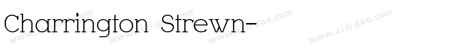 Charrington Strewn字体转换